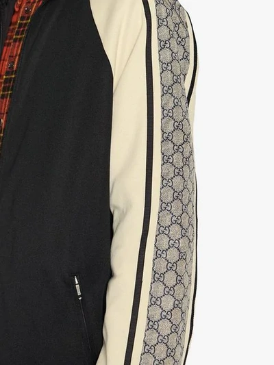 Shop Gucci Logo Zip Over Jacket - Black