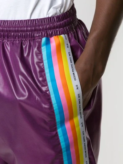 Shop Àlg + Op Rainbowfit Joggings In Purple