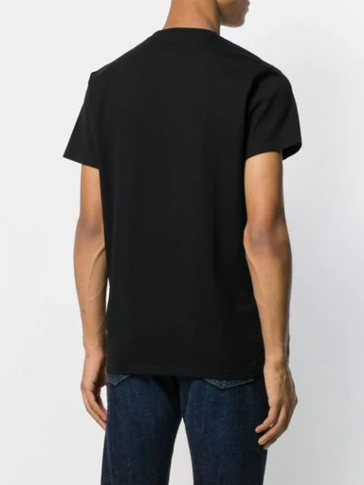 Shop Edwin Short Sleeved Cotton T-shirt In Black