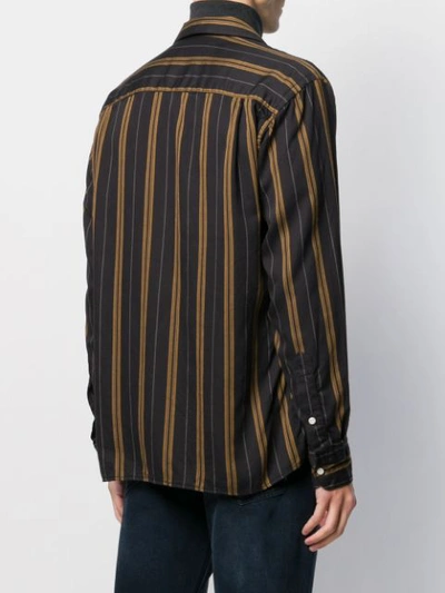 GITMAN VINTAGE REGIMENTAL STRIPED SHIRT 