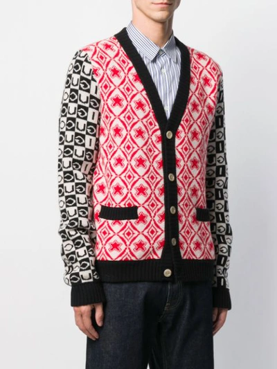 Shop Gucci Knitted Button-front Cardigan In White