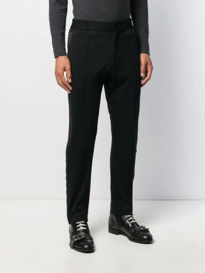 Shop Etro Straight-leg Trousers In Black