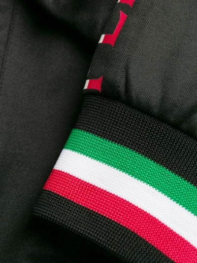 Shop Plein Sport Tricolor-trim Sports Jacket In Black