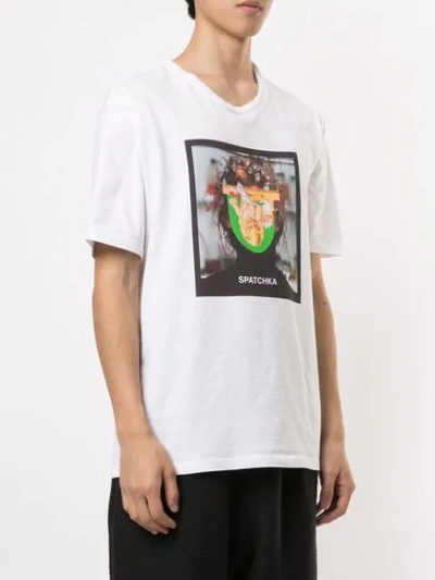 Shop Undercover Graphic Print T-shirt In White