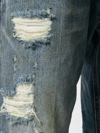 Shop Prps Distressed Jeans In Blue