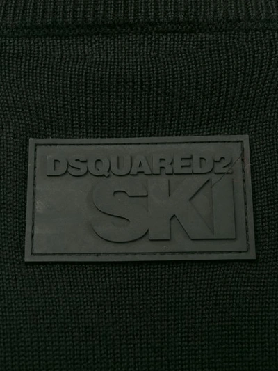 Shop Dsquared2 Ski Knitted Jumper In Black