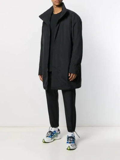 Shop Veilance Arc'teryx  Zip-up Coat In Black