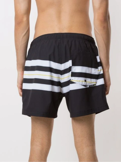 OSKLEN LONGBOARD STRIPED SHORTS 