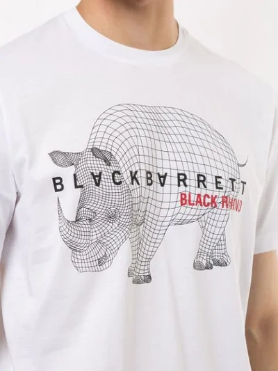 Shop Blackbarrett Graphic Logo T-shirt In White