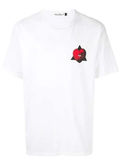 Shop Undercover Logo Graphic T-shirt In White