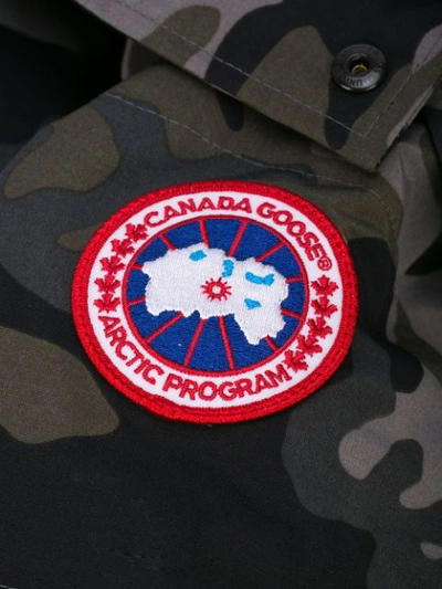 Shop Canada Goose Wyndham Parka In Green