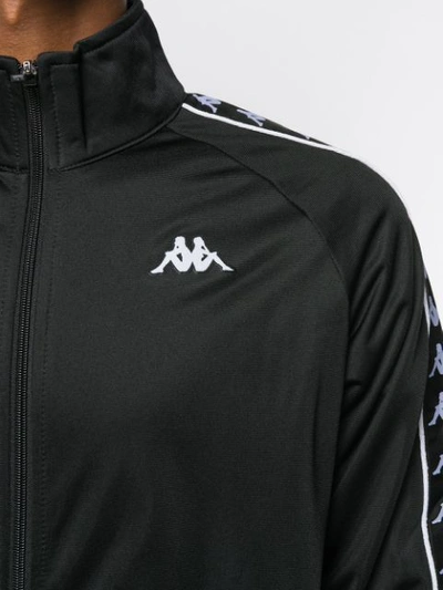 Shop Kappa Logo Lined Jacket In Black