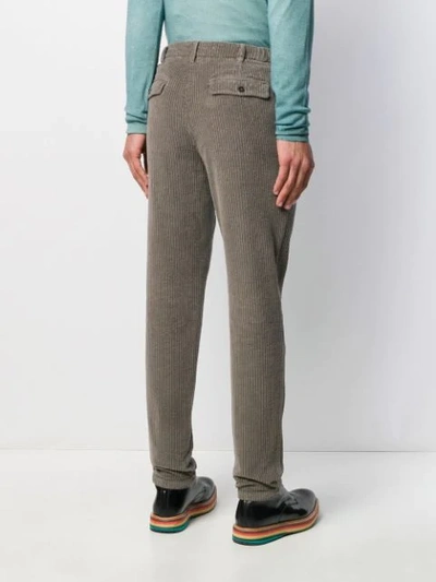 Shop Altea Straight-leg Corduroy Trousers In Neutrals