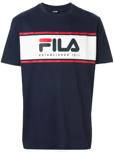 Shop Fila 'phelps' T-shirt In Blue