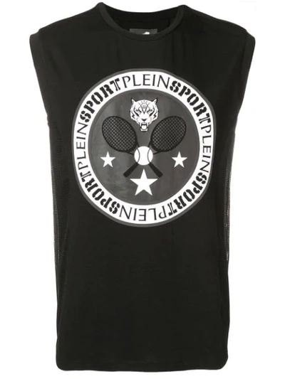 PLEIN SPORT TENNIS TANK TOP - 黑色