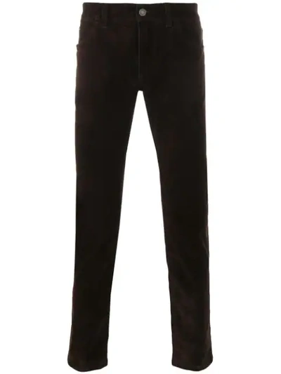 Shop Dolce & Gabbana Slim-fit Trousers - Brown