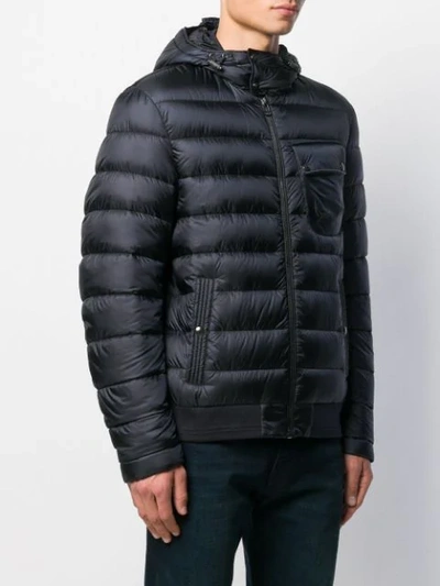 Shop Belstaff Hooded Down Jacket In 80092