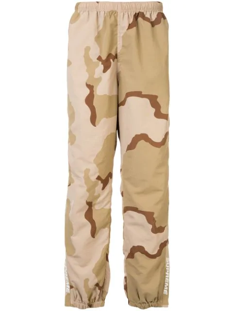 brown warm up pants
