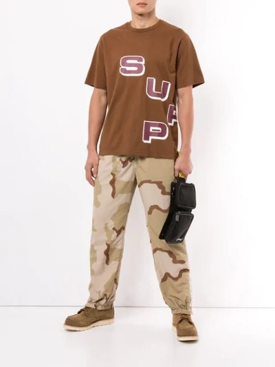 Shop Supreme Warm Up Pant In Brown