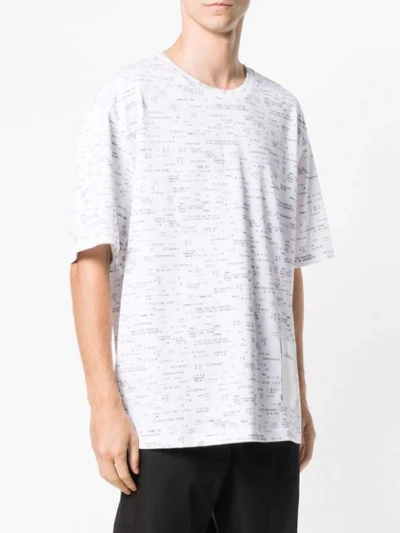 Shop 3.1 Phillip Lim / フィリップ リム Boxy T-shirt – Receipt Print In White