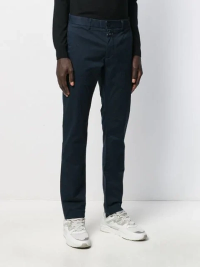 Shop Closed Straight-leg Trousers In Blue