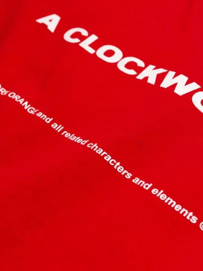 Shop Undercover A Clockwork Orange-print T-shirt In Red