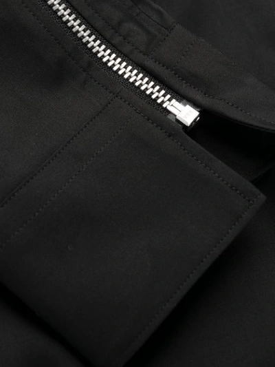 Shop Comme Des Garçons Shirt Zip Detail Shirt In Black