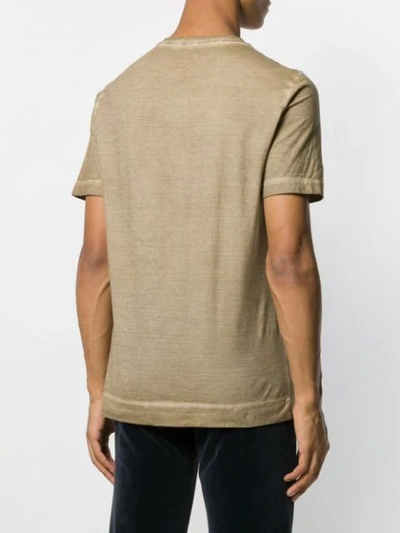 Shop Massimo Alba Chest-pocket T-shirt In Neutrals