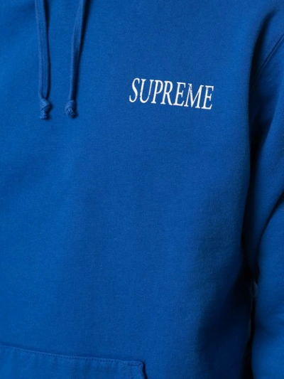 Supreme Decline Hooded Sweatshirt In Blue