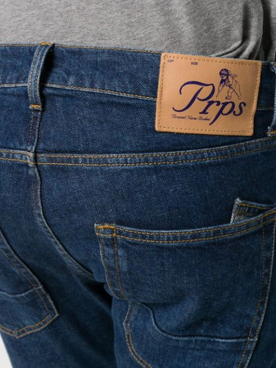 Shop Prps Windsor Crop Tapered Jeans In Blue