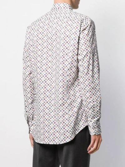 Shop Etro Paisley Pattern Button-down Shirt In White