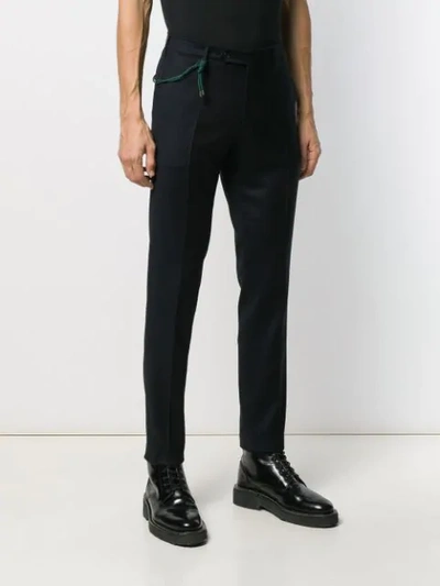 Shop Berwich Slim-fit Trousers In Blue