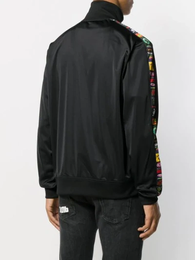 Sss World Corp Contrast Side Panel Jacket In Black