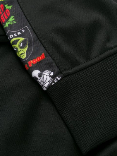 Sss World Corp Contrast Side Panel Jacket In Black