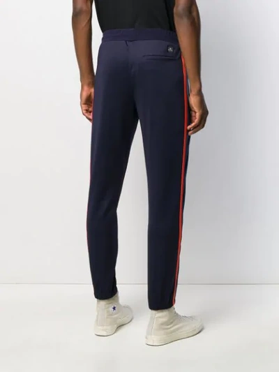 Shop Ps By Paul Smith Elasticated Waist Trousers In Blue