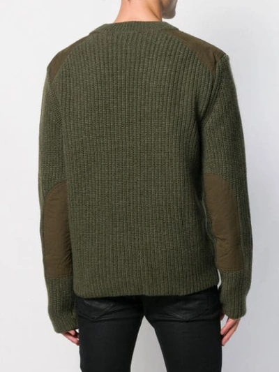 Shop Alanui Crew-neck Cashmere Sweater In Green