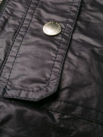 Shop Facetasm Pocket-detail Zipped Gilet In Blue