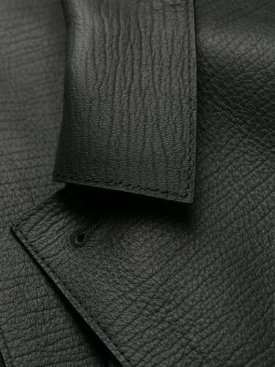 Shop Alyx Concealed Front Coat In Black