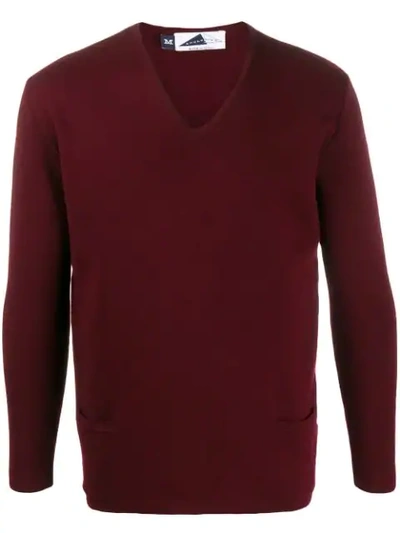 Shop Anglozine Schmaler Pullover In Red