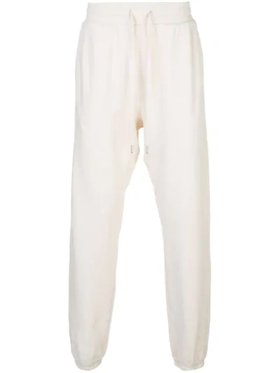 Shop John Elliott Drawstring Track Pants In White