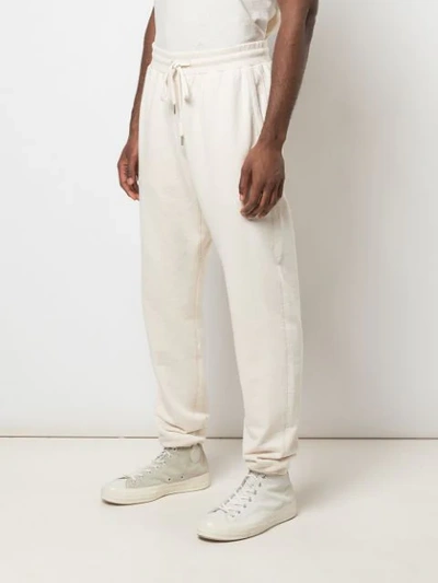 Shop John Elliott Drawstring Track Pants In White