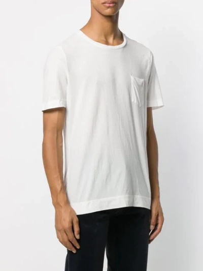 Shop Massimo Alba Chest Pocket T-shirt In White