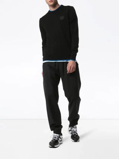 Shop Kenzo Tiger Crest Jumper - Black