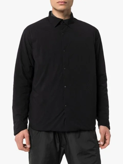 Shop Descente Titanium Thermo Insulated Shirt In Black