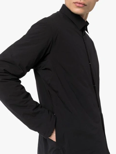 Shop Descente Titanium Thermo Insulated Shirt In Black