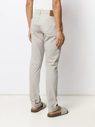 Shop Tom Ford Straight Leg Jeans In Neutrals