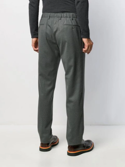 Shop Pt01 High-waist Tailored Trousers In Grey