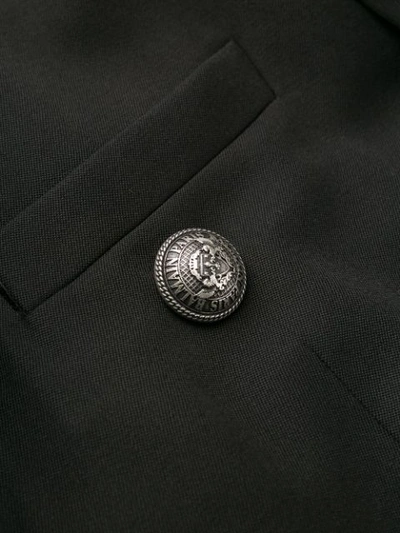 Shop Balmain Military Tuxedo Blazer - Black