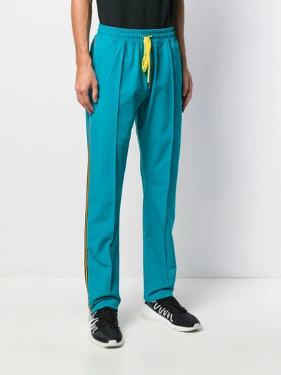 Shop Just Don Elastic Waist Trousers In Blue