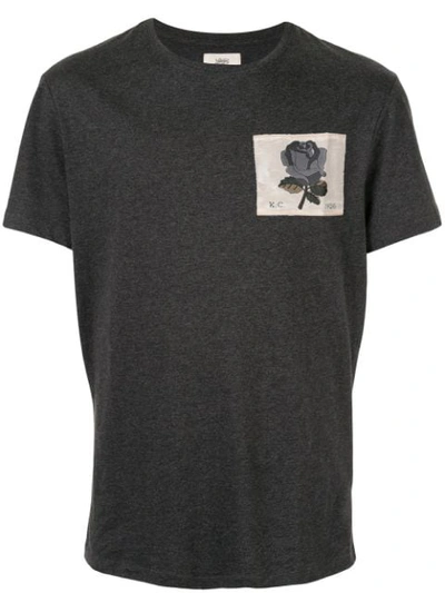 Shop Kent & Curwen Patch Detail T-shirt In Grey